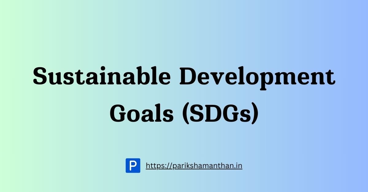 Sustainable Development Goals (SDGs)